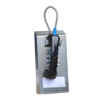 Cordon en acier inoxydable Out-the-Top Heavy Duty Jail Phone pour tous les types d&#39;utilisation publique